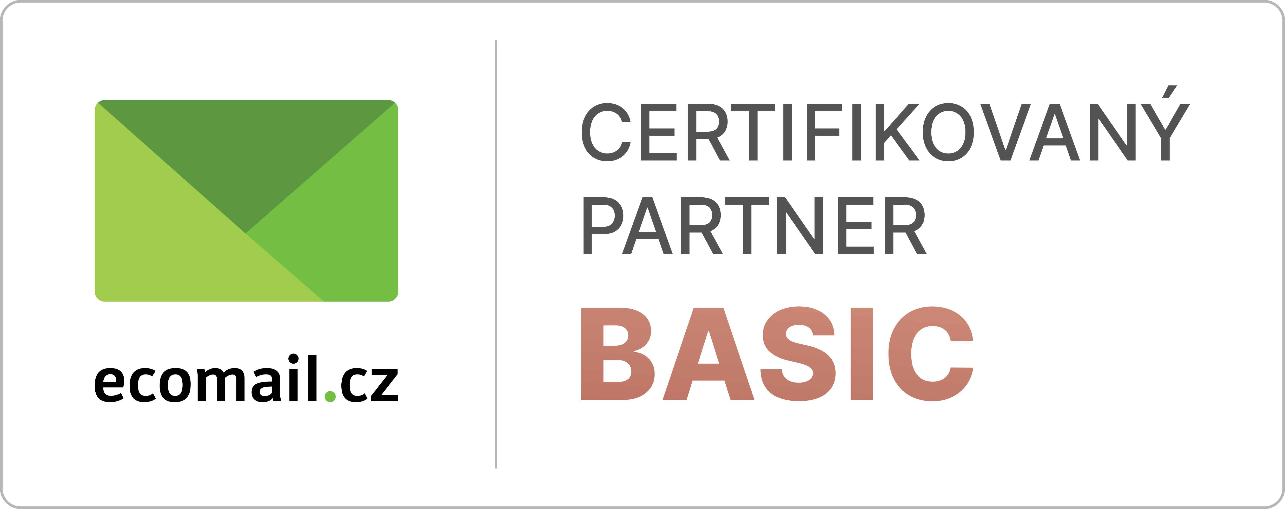 Certifikovaný partner Ecomail.cz